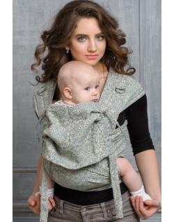 Май-слинг Diva Basico, Damasco с капюшоном