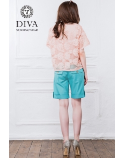 Шорты для беременных и родивших Diva Nursingwear Deborah, Menta