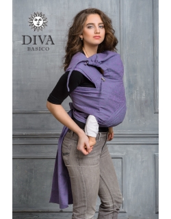 Май-слинг Diva Basico, Lilla с капюшоном