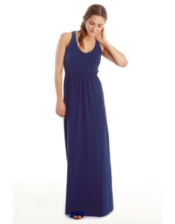 Платье для кормящих Must Have V-Neck Maxi, Indigo