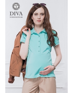 Топ для кормления Diva Nursingwear Polo, цвет Menta