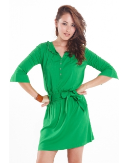 Платье-туника для кормящих "Weekend Shirtdress", Emerald