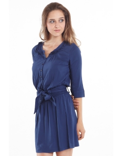 Платье-туника для кормящих "Weekend Shirtdress", Navy