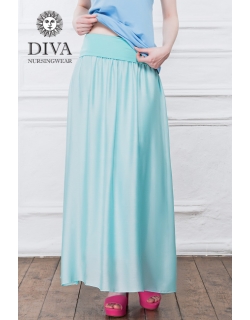 Юбка с шелком для беременных и родивших Diva Nursingwear Ines, Menta