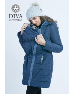 Слингокуртка зимняя 4 в 1 Diva Outerwear Azzurro