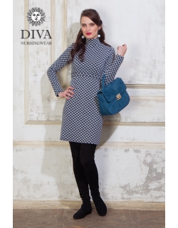 Платье для кормящих Diva Nursingwear Simone, принт Etna