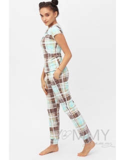 Комплект ментоловая / кофе с молоком / клетка