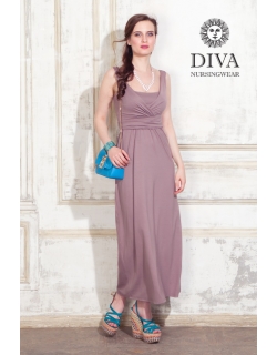 Сарафан для кормящих и беременных Diva Nursingwear Alba Maxi, Cacao