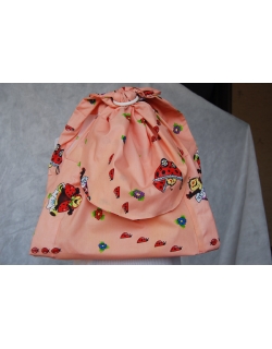 Игрушечный слинг с кольцами Баюшка, божьи коровки