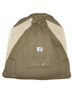 Слинг с кольцами Баюшка двуслойный, Джинс хаки