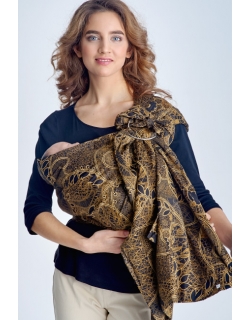 Слинг с кольцами Баюшка двуслойный, Кружева