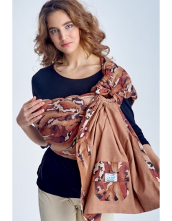 Слинг с кольцами Баюшка двуслойный, Листопад