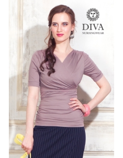 Топ для кормящих и беременных Diva Nursingwear Lucia, Cacao