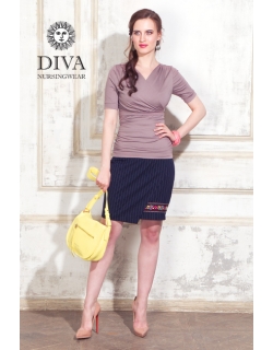 Топ для кормящих и беременных Diva Nursingwear Lucia, Cacao