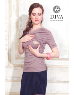 Топ для кормящих и беременных Diva Nursingwear Lucia, Cacao