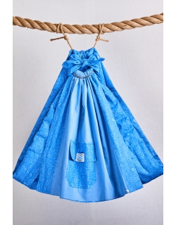 Слинг с кольцами Баюшка двуслойный, Морозные узоры