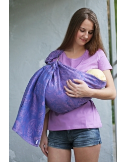 Слинг с кольцами Баюшка однослойный, Огурцы