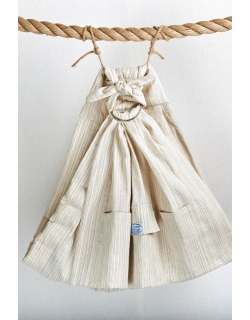 Слинг с кольцами Баюшка однослойный, полоски