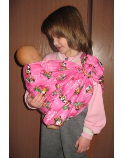 Игрушечный слинг с кольцами Баюшка, попугаи