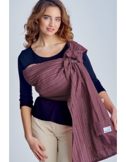 Слинг с кольцами Баюшка двуслойный, Слива