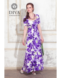 Платье для кормящих и беременных Diva Nursingwear Stella Maxi, Iris