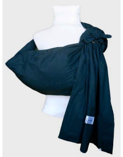 Слинг с кольцами Баюшка двуслойный, Темно-синий