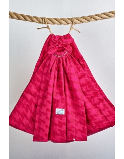 Слинг с кольцами Баюшка двуслойный, Вишенка