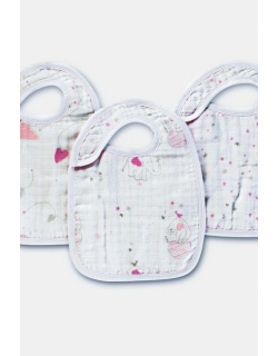 Aden&Anais набор 3 слюнявчиков, Lovely (дивный)