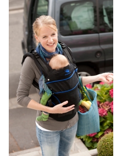 Эрго-рюкзак Manduca, Blackline синий