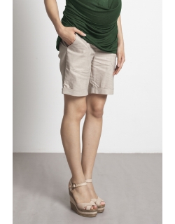 Шорты для беременных и кормящих Mothers en Vogue Boardwalk, светлый хаки