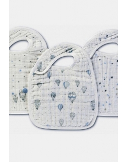 Aden&Anais набор 3 слюнявчиков, Night Sky (ночное небо)