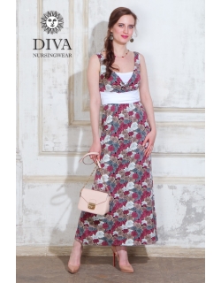 Сарафан для кормящих и беременных Diva Nursingwear Alba Maxi, Rose