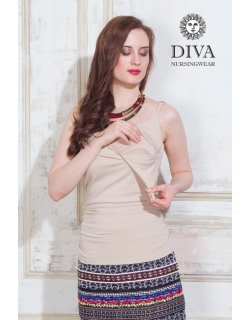 Майка для кормящих и беременных Diva Natale, цвет Grano