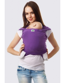 Слинг-шарф трикотажный, фиолетовый