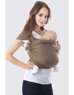 Слинг-шарф трикотажный, шоколад