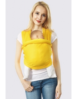 Слинг-шарф трикотажный, желтый