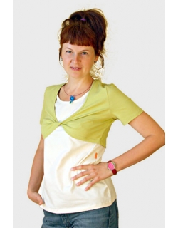 Майка для кормящих "Молоко+киви"