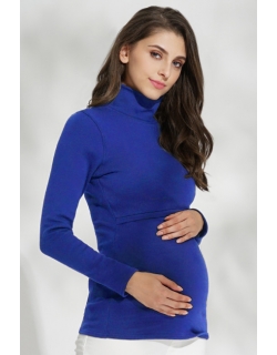 Водолазка для кормящих "Индиго"