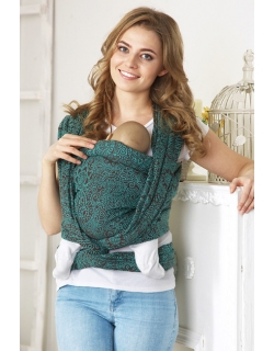 Слинг-шарф Огурцы, бирюза