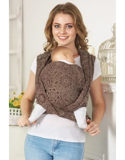 Слинг-шарф Огурцы, бежевый