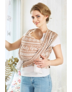 Слинг-шарф Ящерицы, бежевый