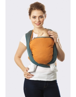 Слинг-шарф Casual, оранжево-синий