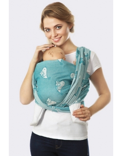 Слинг-шарф Птички, прибой