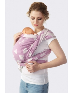 Слинг-шарф Сердца, орхидея