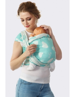 Слинг-шарф Сердца, ментол