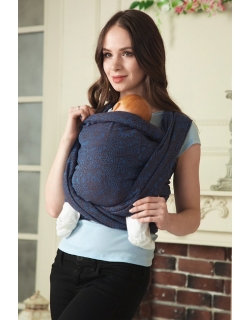 Слинг-шарф Огурцы, синий