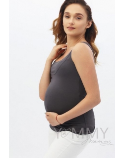 Майка для кормящих и беременных, цвет антрацит