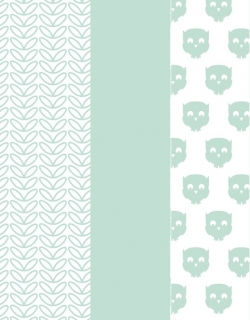 Муслиновые пеленки для новорожденных большие Jollein, Owl mint