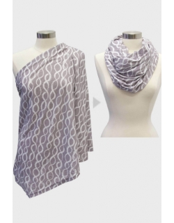 Шарф для кормления Itzy Ritzy Platinum Helix