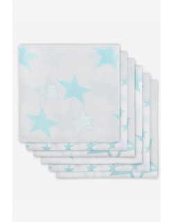 Муслиновые пеленки для новорожденных Jollein средние, Little Star Jade